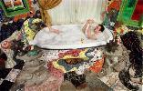 The mosaic bathroom featured on HGTV's Extreme Homes